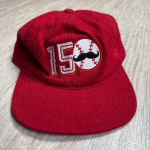 Cincinatti Reds Baseball Cap Hat Strapback Top of The World Custom TOW Red Wool